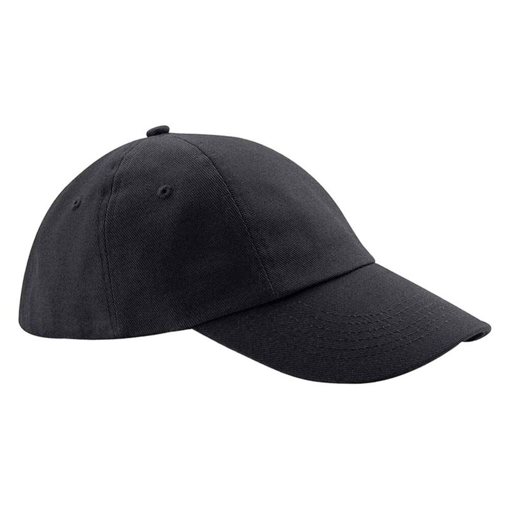 Beechfield Heavy Cotton Low Profile Baseball Cap / Black